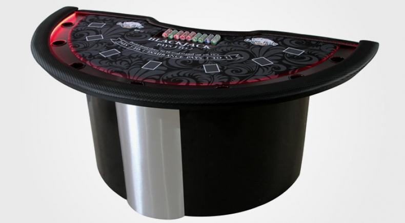 Mesa de Black Jack e Caribbean Poker Profissional